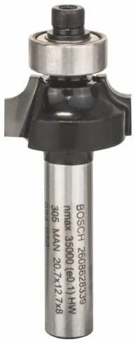 Bosch Suapvalinimo freza HM R=4 mm, dvipusė