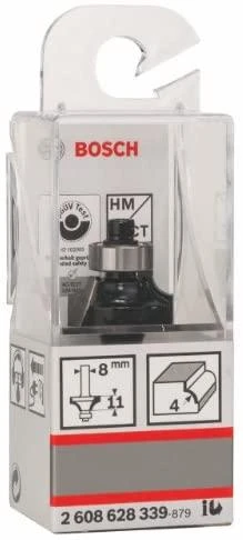 Bosch Suapvalinimo freza HM R=4 mm, dvipusė
