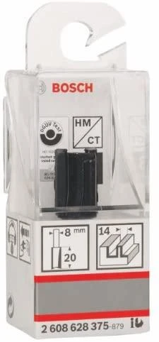 Bosch Pirštinė freza HM B=14 mm, l=20 mm,kotas 8m