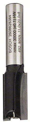 Bosch Pirštinė freza HM B=11mm, l=20 mm,kotas 8mm