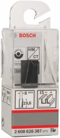 Bosch Pirštinė freza HM B=15mm, l=20 mm,kotas 8mm