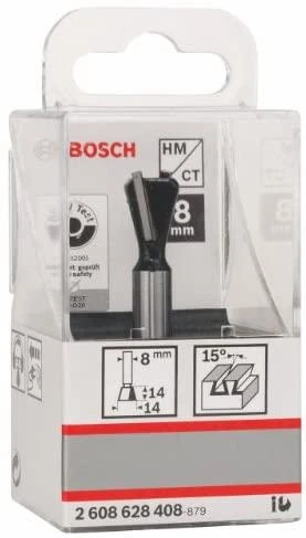 Bosch Kūginė freza HM 14o, l=12,7mm,kotas 8mm