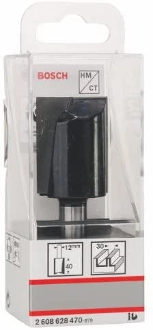 Bosch Pirštinė freza D=30 mm L=40 mm, kotas 12 mm