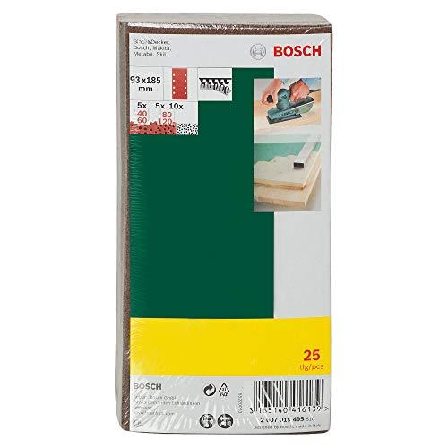 Bosch Šlifavimo popierius 93x185 mm, 25 vnt.