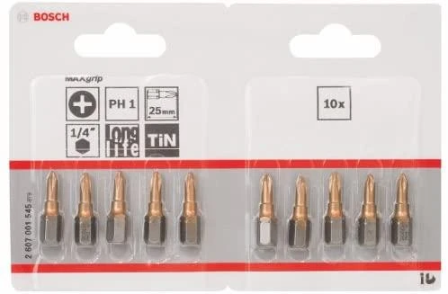 Bosch Suktuvo antgaliai Ph 1 10 vnt, MAXgrip