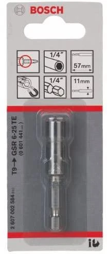 Bosch Univers.suktuvo antgalių laikiklis I=57mm, magnet