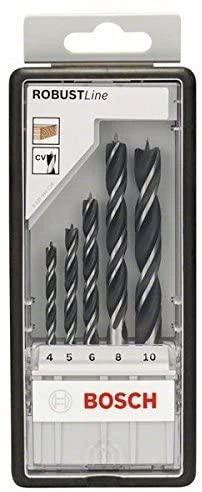 Grąžtas Bosch 5 gražtu kompl.medžiui Robust Line 4/5/6/8/10mm
