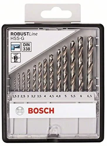 Grąžtas Bosch 13 HSS-G 135 gražtu kompl. Robust Line