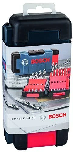 Grąžtas Bosch 18 PointTeQ grąžtų kompl. ToughBox