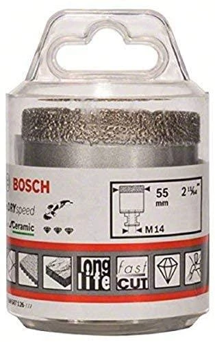 Grąžtas Bosch GREŽIMO KARUNELE 55 mm DrySpeed geriausiai tinka keramikai