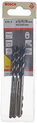 Grąžtas Bosch Mėlyna Granite Turbo CYL-5 kompl. 5/6/8 mm