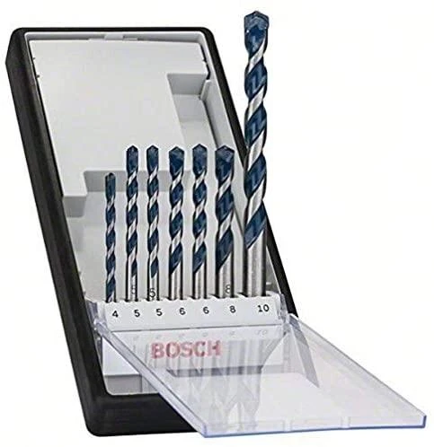 Bosch betono grąžtų rinkinys CYL-5 7vnt 4 mm, 5 mm, 5 mm, 6 mm, 6 mm, 8 mm
