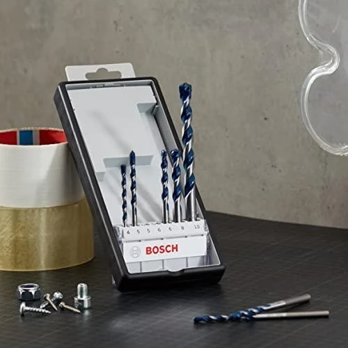 Bosch betono grąžtų rinkinys CYL-5 7vnt 4 mm, 5 mm, 5 mm, 6 mm, 6 mm, 8 mm
