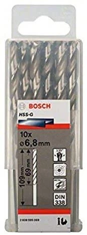 Grąžtas Bosch HSS-G grąžtai metalui 6,8mm, 10 vnt.