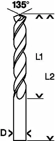 Grąžtas Bosch HSS-G grąžtai metalui 10.0mm, 5 vnt.