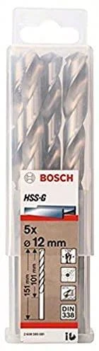 Grąžtas Bosch HSS-G grąžtai metalui 12.0mm, 5 vnt.