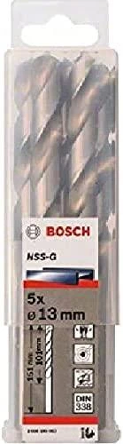 Grąžtas Bosch HSS-G grąžtai metalui 13.0mm, 5 vnt.