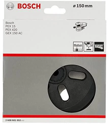 Bosch Guminis šlifavimo diskas vidut., D 150 mm,1 vnt.