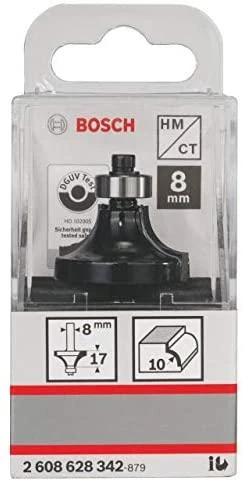 Bosch Suapvalinimo freza HM R=10 mm, dvipusė