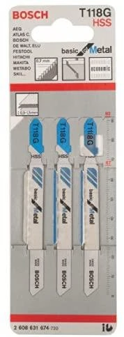 Bosch 3 siaurapj.pjūkleliai T 118 G