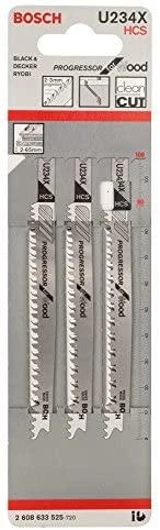 Bosch 3 siaurapj.pjūkleliai U 234 X (Progressor)