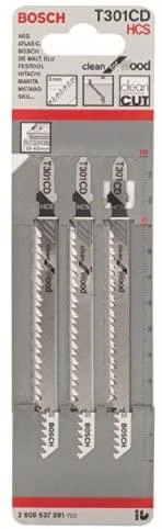 Bosch 3 siaurapj.pjūkleliai T 301 CD