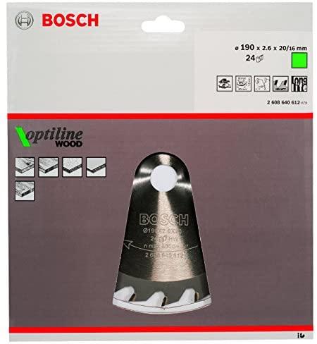 Bosch Disk.pjūkl.diskas 190x20m Optiline Wood