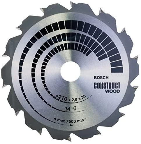 „Bosch PRO Construct“ medienos pjovimo įrankis 210x30x2,8/1,8x14T