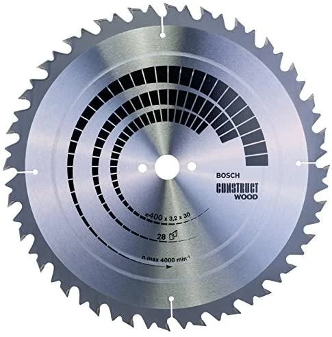 „Bosch PRO Construct“ medienos pjovimo diskas 400x30x3,2/2,2x28T