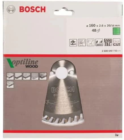 Bosch Disk.pjūkl.diskas 190x30m Speedline Wood