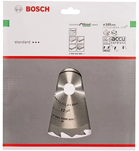 Bosch Disk.pjūkl.diskas 165x20/16 Speedline Wood