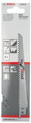 Bosch 5 pjūklo geležtės S 644 D