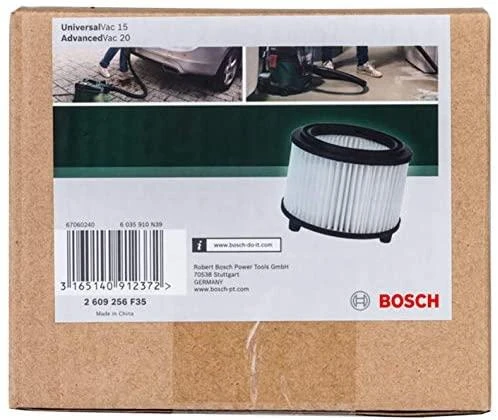 Bosch filtrai EasyVac15, AdvancedVac20