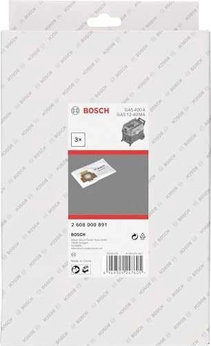 Bosch Medžiaginis dulkių maišas GAS 12/40, 3 vnt.