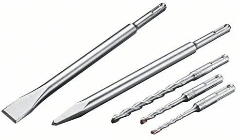 Grąžtas Bosch 5-dalių SDS plus grąžtų S2 ir kaltu komplektas