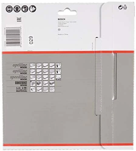 Bosch universalus pjovimo diskas MULTI MATERIAL 190x2,4x30,0 mm, Z54, -5°