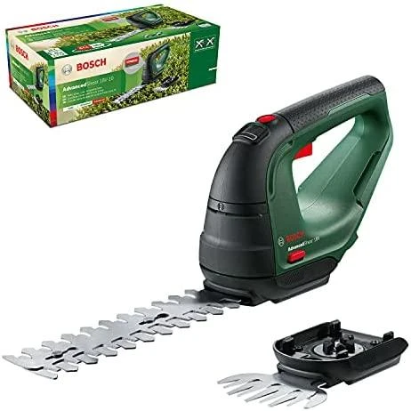 Krūmų ir žolės akumuliatorinių žirkių rinkinys Bosch Advanced Shear 18V-10 Be akumuliatoriaus ir kroviklio