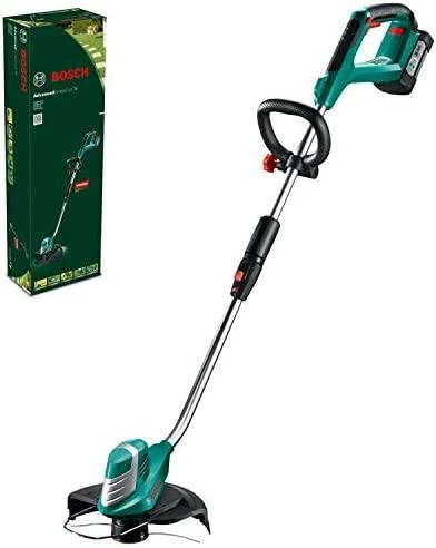Bosch žoliapjovė AdvancedGrassCut 36 pilnas komplektas 1x2.0Ah