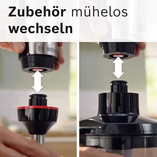 Bosch MSM6M673 Serija 6, Rankinis trintuvas, ErgoMaster, 1000 W, Nerūdijančio plieno