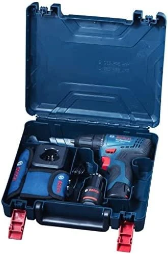 BOSCH gręžtuvas suktuvas GSR 120-LI 12V 30/14Nm 2x2,0Ah LI-ION + PRIEDAI 23 vnt.