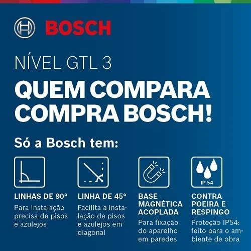 Bosch Kryžminis lazerinis nivelyras GTL 3, Carton