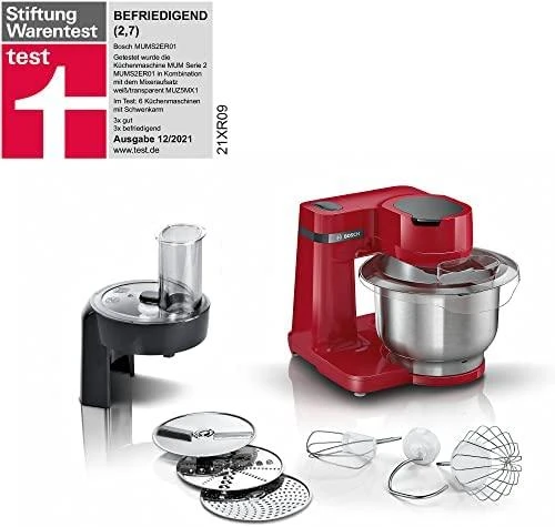 Bosch Virtuvės kombainas MUM Serie | 2 700 W Raudonas, MUMS2ER01