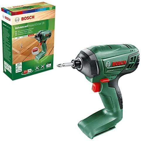 Bosch Advanced ImpactDrive 18 Akumuliatorinis smūginis raktas, be akumuliatoriaus ir kroviklio