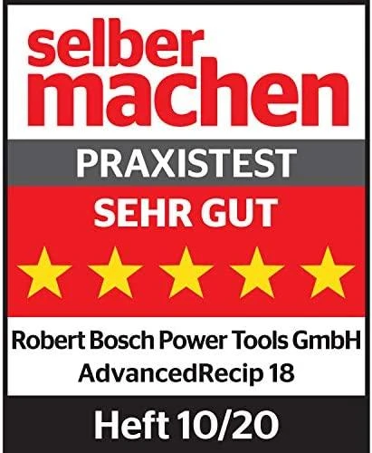 Bosch AdvancedRecip 18 Selber Machen įvertinimas
