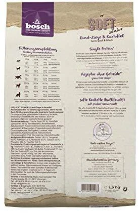 bosch Dog Senior HPC Soft Farm Goat  (begrūdis, vieno baltymo) 2,5kg