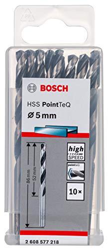 Bosch PointTeQ grąžtas metalui 5 x 52 x 86 mm , 10 vnt.