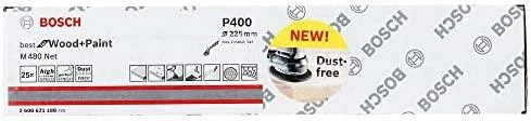 Bosch Šlifavimo tinklelis M 480 225mm, G400, 25 vnt.