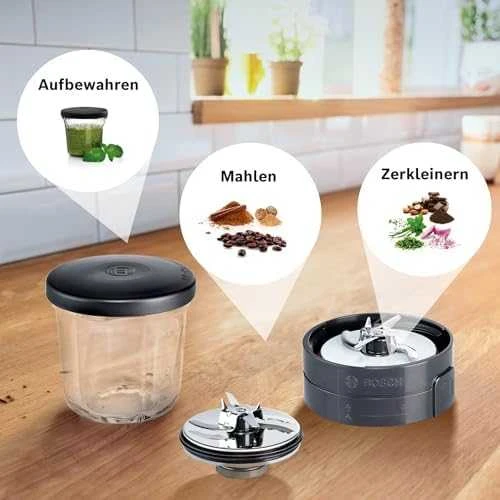 Bosch priedas: MUZ45XCG1 Trifunkcis grūstuvas / smulkintuvas
