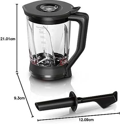 Virtuvės kombaino priedas Bosch MUZ9MX2, 1.5 l