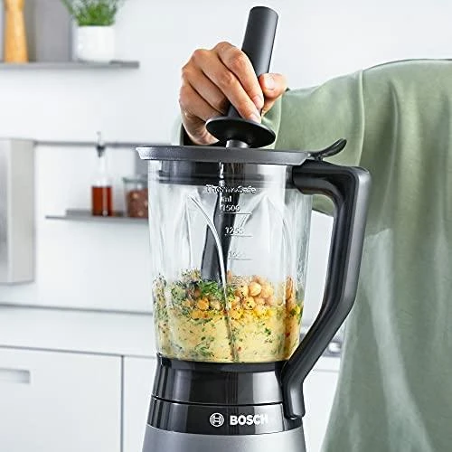 Bosch MMB6141S Serija 4, Trintuvas, VitaPower, 1200 W, Sidabrinės